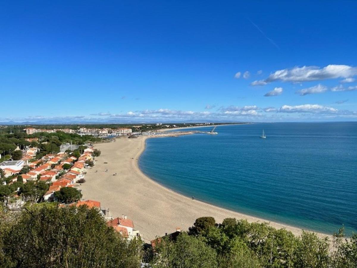 Studio Cabine Avec Terrasse 4 Pers, Acces Direct Plage, Tv, Animaux Admis - Argeles-Sur-Mer - Fr-1-225-798 Екстериор снимка