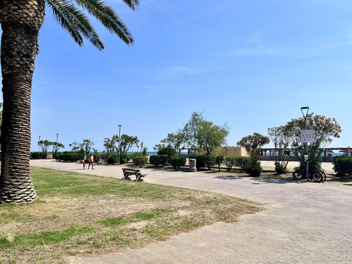 Studio Cabine Avec Terrasse 4 Pers, Acces Direct Plage, Tv, Animaux Admis - Argeles-Sur-Mer - Fr-1-225-798 Екстериор снимка